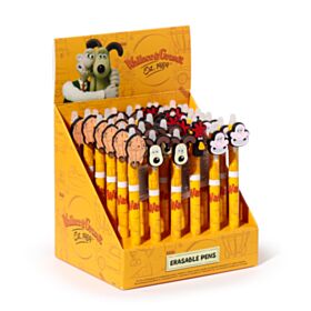 Propiska gumovací s ozdobou Inkredible Wallace & Gromit Propiska gumovací s ozdobou Inkredible Wallace & Gromit
