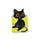 Záložka do knihy - magnetická - sada - Lucky the Black Cat - Kočka