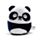 Plyšová hračka Squidglys - Adoramals - Panda Susu