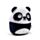 Plyšová hračka Squidglys - Adoramals - Panda Susu
