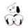 Cestovní polštář a maska na oči Relaxeazzz - Peanuts Snoopy & Woodstock