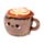 Zarážka do dveří Foodiemals - Cappuccino