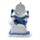 Soška  Ganesh Meditace  Modro bílá