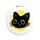 Kompaktní zrcátko - Lucky the  Black Cat - Černá kočka
