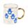 Porcelánový hrnek - 300 ml - Evil Eye - Boží oko - talisman  -Dlaň