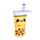Penál - plátno - Foodiemals - Bubble Tea Boba