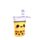 Penál - plátno - Foodiemals - Bubble Tea Boba