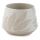 Kameninový květináč do interiéru s krémovou glazurou Florens Hesperantha - malý