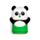 Guma - krabička - Panda