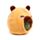 Plyšová mačkací hračka antistres - Queasy Squeezies-Zvířátka  Adoramals Kapybara - Capybara