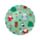 Talíř - papírový - vánoční - 10 ks - 23 cm - Jingle Bunch 