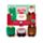 Plyšová mačkací hračka - paměťová pěna - velká - vánoční - Squish Blox - Jingle Bunch
