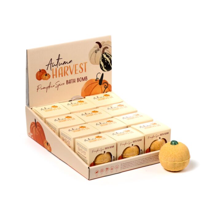 Koupelová bomba - tvarovaná - dárková krabička - Dýně - Autumn Harvest