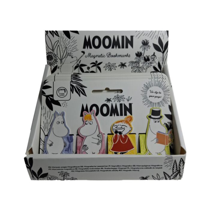 Záložka do knihy - magnetická - sada - Moomin - Mumínek Tammi