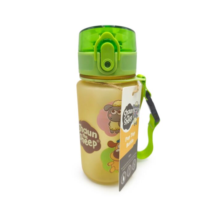 Nerozbitná plastová dětská láhev s víčkem 350ml-Kawaii-Shaun the Sheep-Ovečka