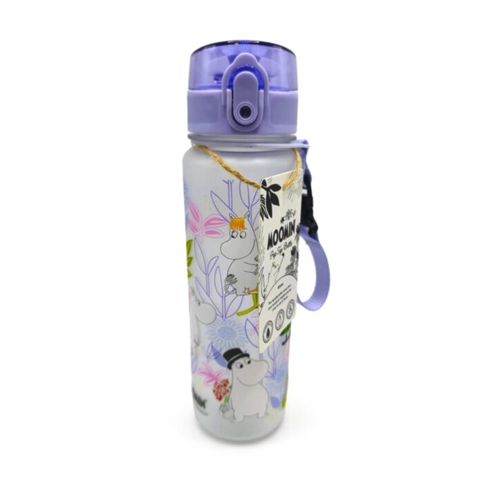 Nerozbitná plastová láhev s víčkem 600ml - Moomin Tammi - Mumínek Tammi
