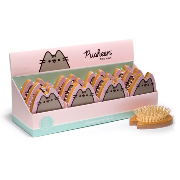 Bambusový kartáč na vlasy Pusheen Kočka