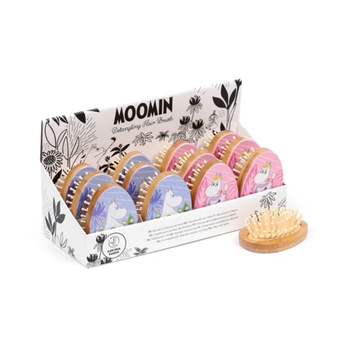 Bambusový kartáč na vlasy Moomin - Mumínek Tammi