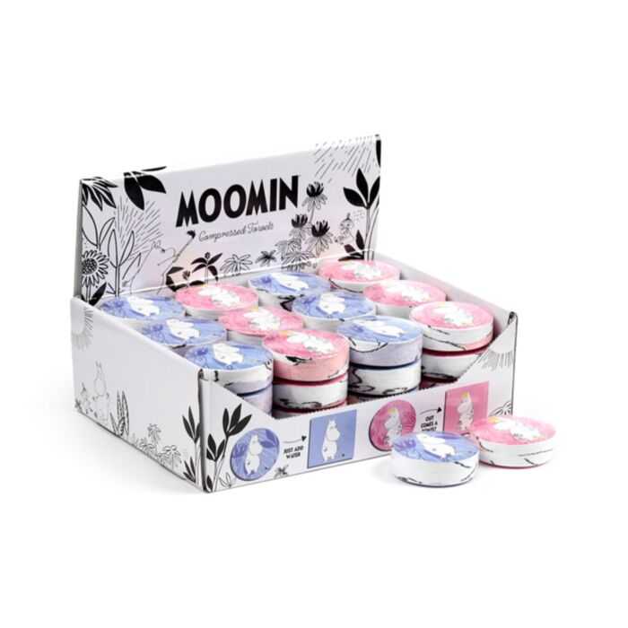 Stlačený cestovní ručník -  Moomin - Mumínek Tammi