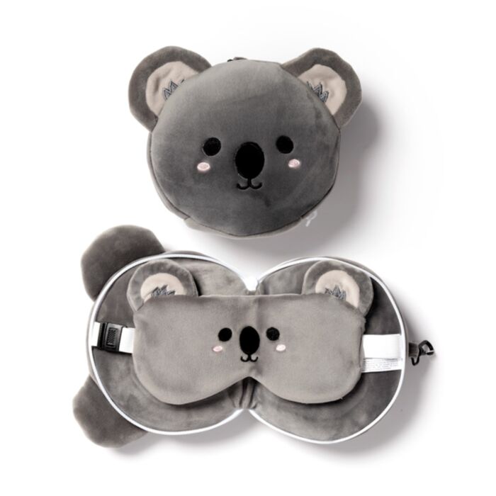 Cestovní polštář a maska na oči  Relaxeazzz- Koala