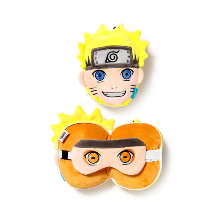 Cestovní polštář a maska na oči Relaxeazzz - Naruto 