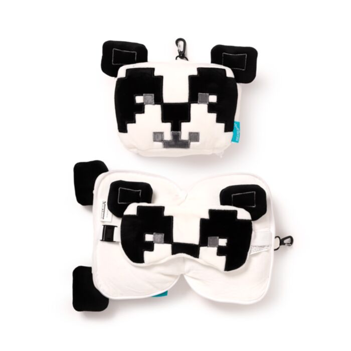 Cestovní polštář a maska na oči Relaxeazzz - Minecraft Panda