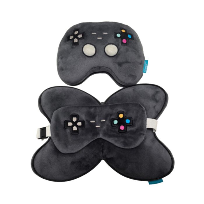 Cestovní polštář a maska na oči Relaxeazzz - Game Over Controller