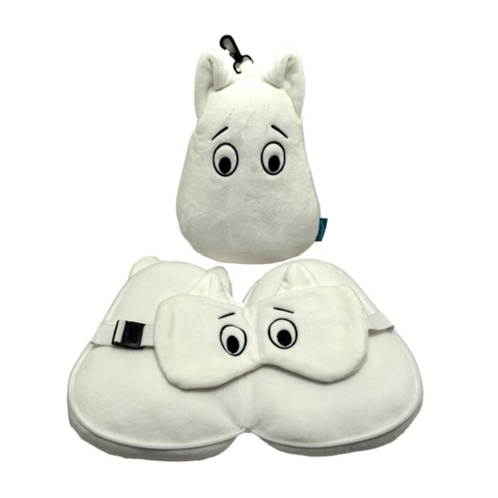 Cestovní polštář a maska na oči Relaxeazzz - Moomin - Mumínek