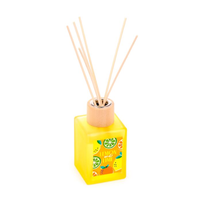 Tyčinkový difuzér 100ml - Summer fruits - Léto a ovoce - Citron a limetka 