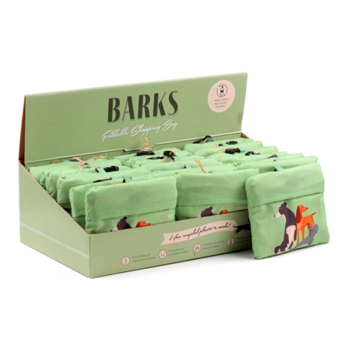 Skládací nákupní taška - Pejsci  Barks