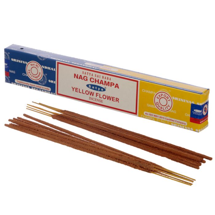 Vonné tyčinky Nag Champa 01341 Satya & Žlutá květina