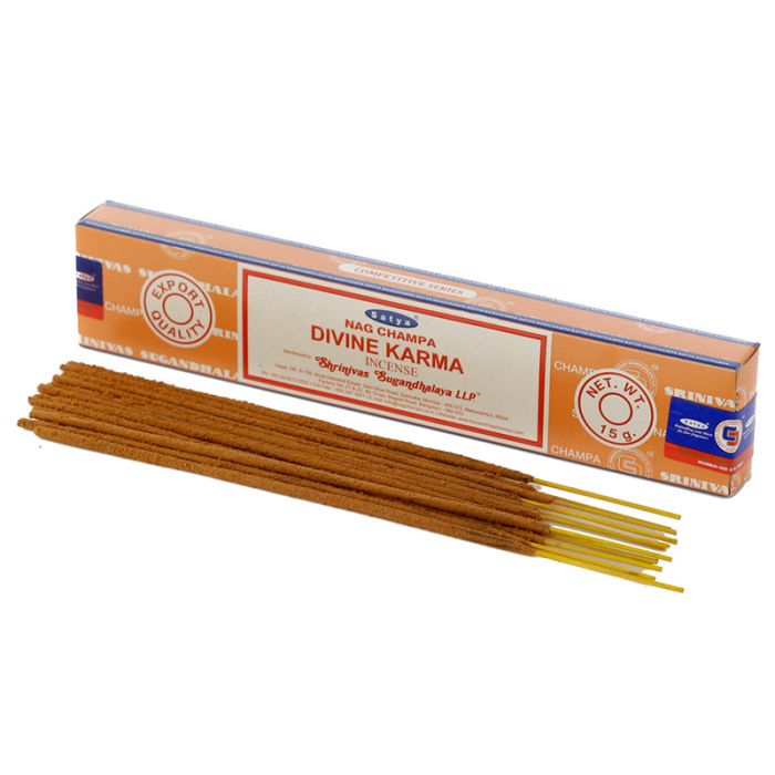 Vonné tyčinky Nag Champa 01350 Satya Božská karma