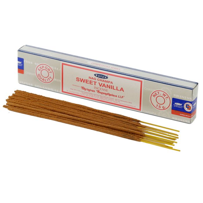 Vonné tyčinky Nag Champa 01365 Satya Sladká vanilka