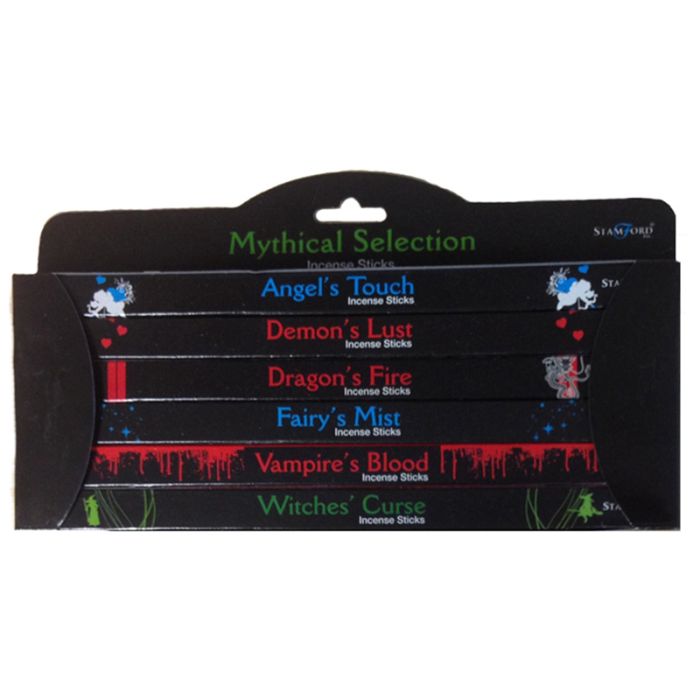 Dárkový set 6 vonných tyčinek Stamford Hex 37149 - Mýtická černá