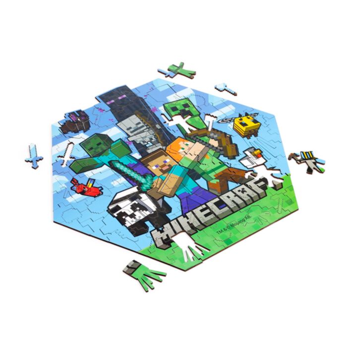 Puzzle - 130 ks - Minecraft Creeper
