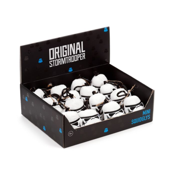 Klíčenka - plyšová - mini - Squidglys - The Original Stormtrooper