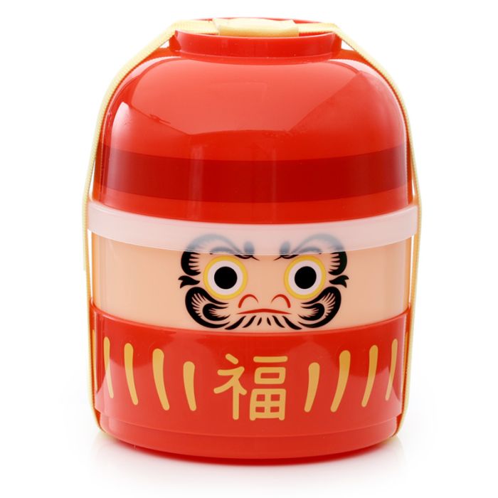 Krabička na oběd se dvěma patry Bento box - Japonská soška Daruma