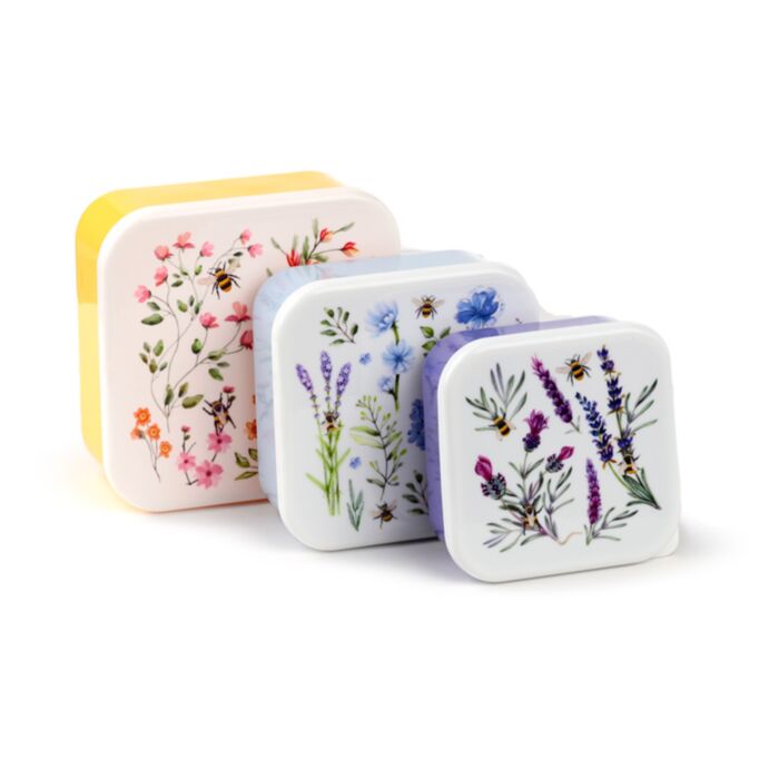 Svačinový box 3 ks - M/L/XL - Nectar Meadows-Včela