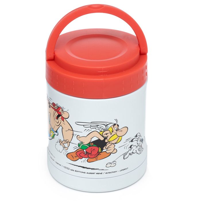 Znovupoužitelná nerezová termonádoba na oběd 500ml Asterix a Obelix