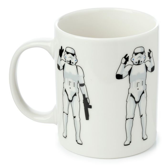 Bílý porcelánový hrnek Originální Stormtrooper