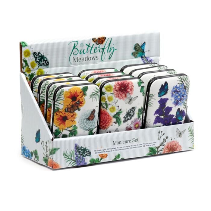 Manikúra - sada nástrojů -  Butterfly Meadows - Motýl