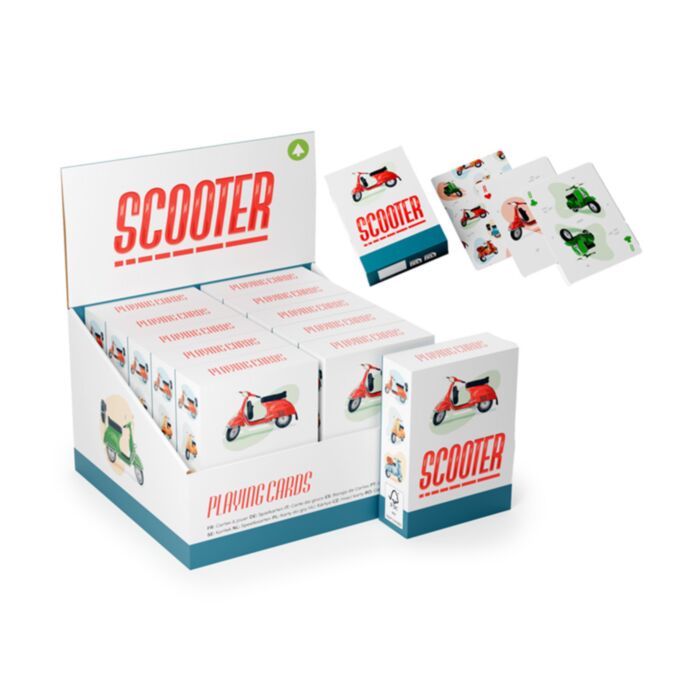 Karetní hra - standardní balíček - Scooter - Skútr