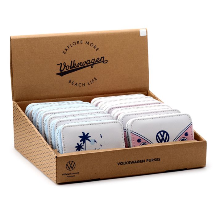 Malá peněženka se zipem Volkswagen VW T1 karavan - Nová dobrodružství