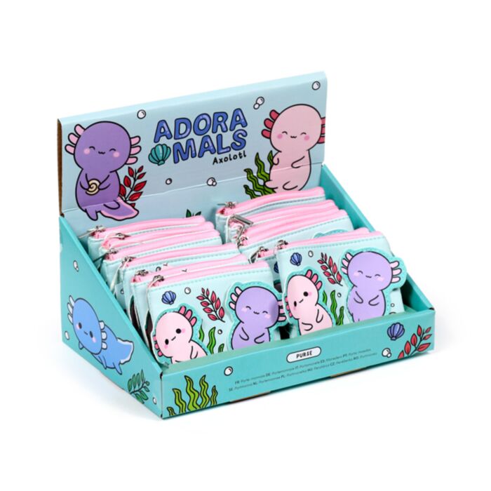 Peněženka - zip - Axolotl Maddie