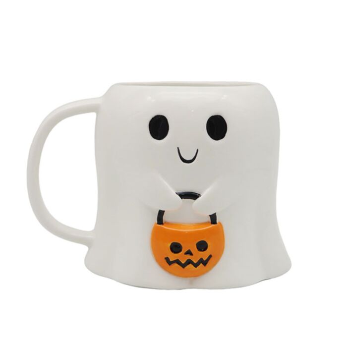 Keramický hrnek - Spooky - Strašidýlko s dýní 