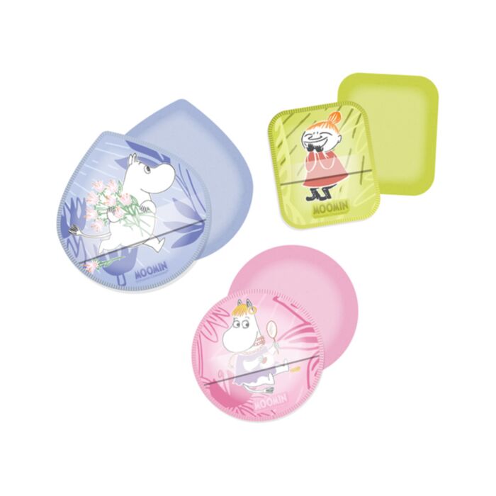 Houbička na make-up - sada 3 ks - Moomin Tammi - Mumínek Tammi