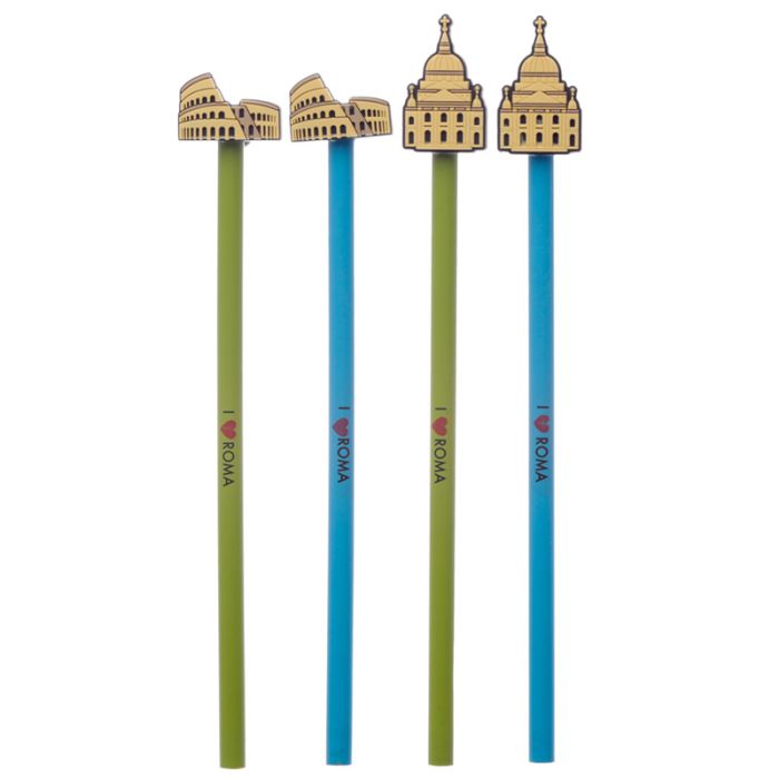 Tužka s PVC ozdobou I Heart Roma