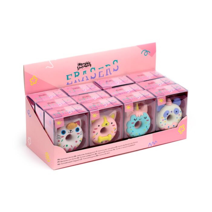 Guma - krabička - mozaika - Jednorožec  Donut 