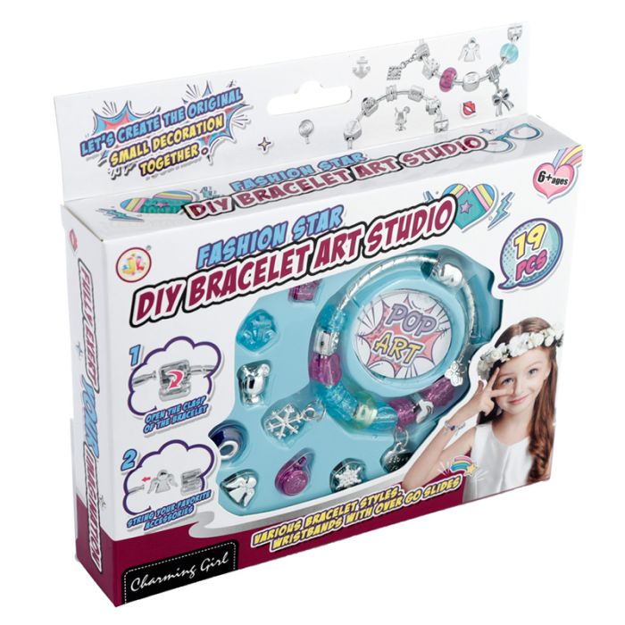 DIY sada na výrobu náramku s přívěsky