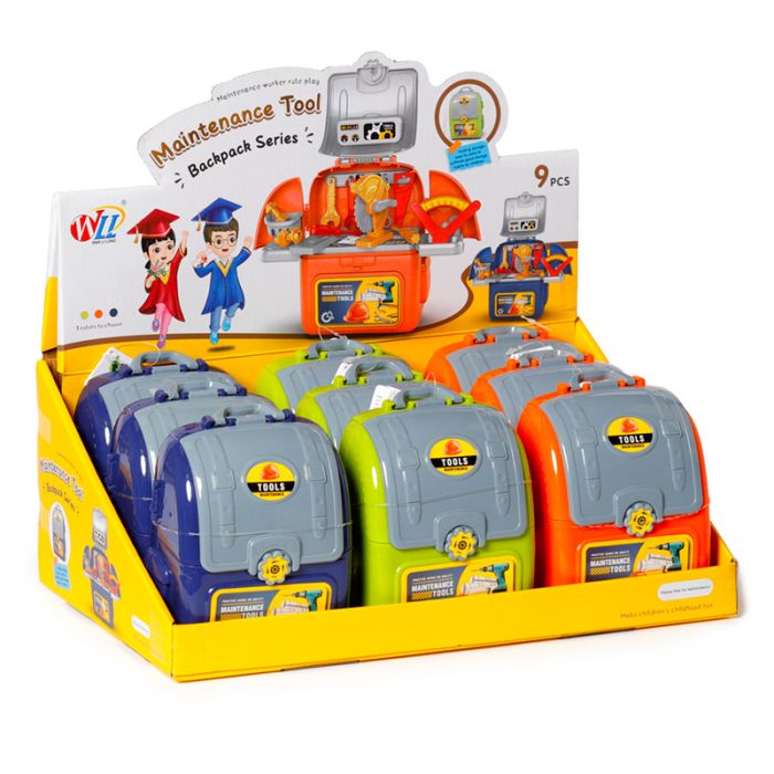 Hračka DIY Stůl s nářadím a doplňky